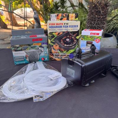 Bundle lot of aquarium supplies