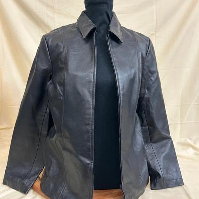 Dialogue “The New Language of Style” Black Nappa Jacket – Women’s Small