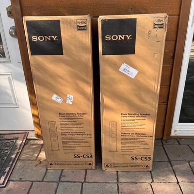 Sony SS-CS3 Floorstanding Speakers Pair New Sealed 
