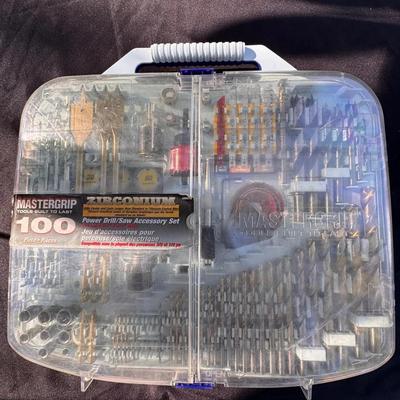 Mastergrip 100pc Zirconium Drill Bit & Saw Accessory Set