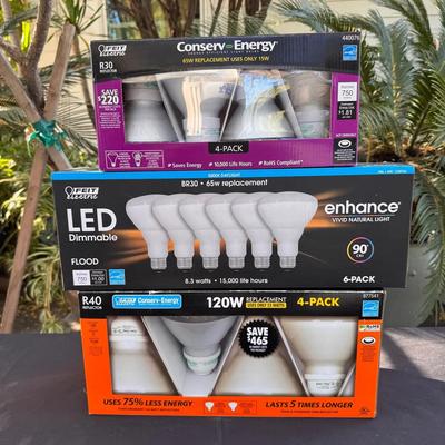Bundle Of Feit Electric LED Dimmable Light Bulb Packs