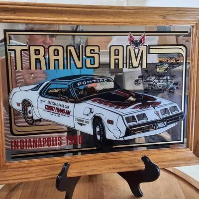 1980 Indianapolis Turbo Trans Am Framed Mirror Art
