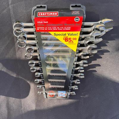 Craftsman 12pc SAE Combination Wrench Set 