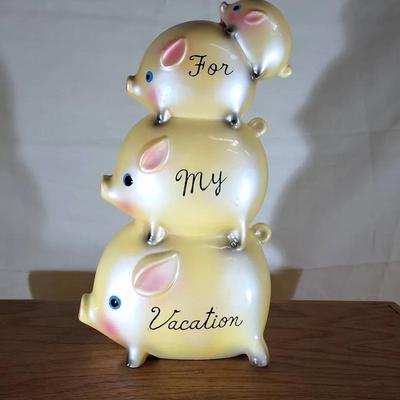 Vintage Ceramaster Piggy Bank