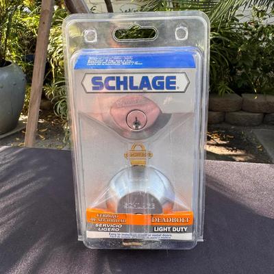 Schlage B362CS V 626 Double Cylinder Deadbolt Lock 
