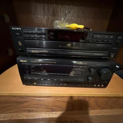 Sony CD player & Teac receiver