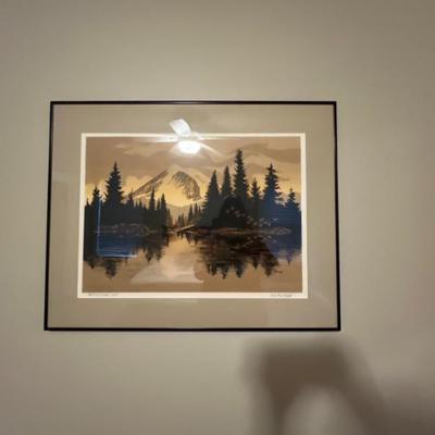 Framed artwork