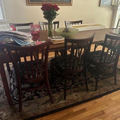 Dining table with chairs