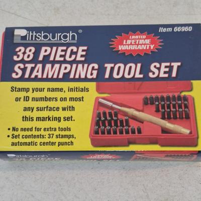 Pittsburgh 38-Piece Stamping Tool Set #66960 - New