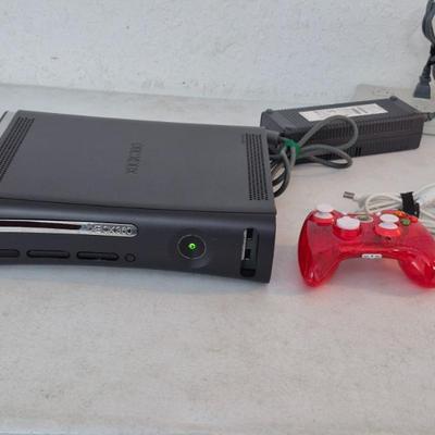 XBox 360 Console with Power Cable, USB Cable & 1 Controller