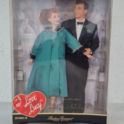 Vintage 2000 Mattel "I Love Lucy" Episode 50 "50th Anniversary" Lucy & Ricky Barbie #28553 - New in Original Box