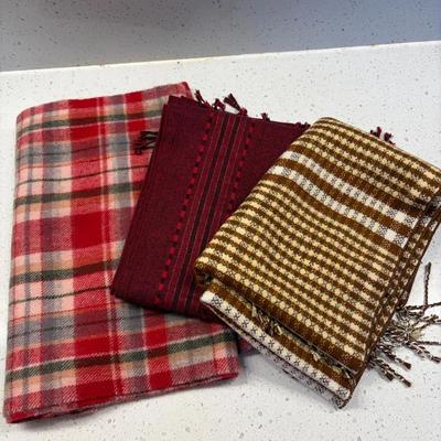 Pretty Silk and Wool Scarves