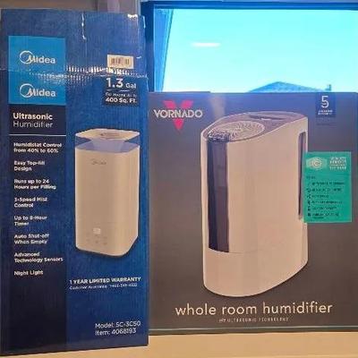 Midea Ultrasonic Humidifier & Vornado Whole Room Humidifier