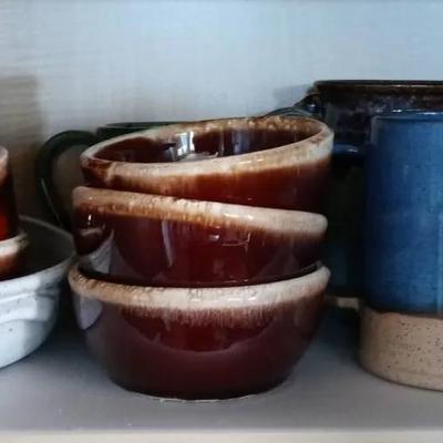 Stoneware Mugs, Bowls & More