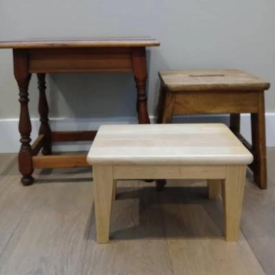Variety Of Stepstools/Small Tables 