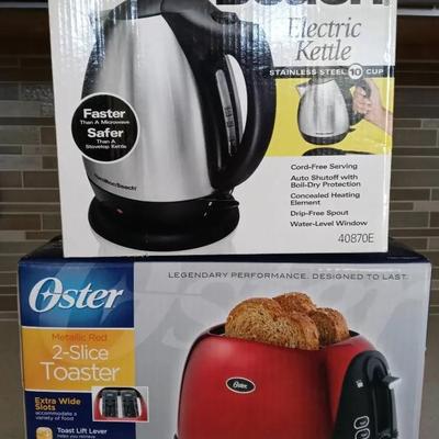 Hamilton Beach Electric Kettle & Oyster Toaster