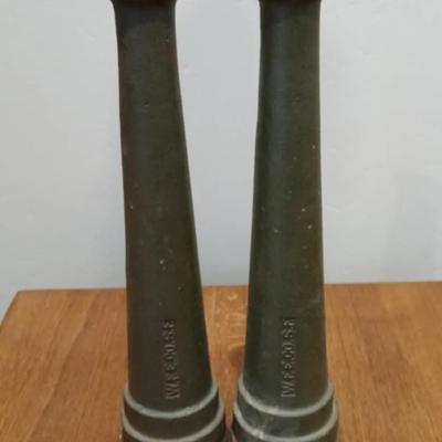 Vintage Solid Brass Fire Hose Nozzles