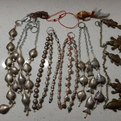 Varied Collection Of Metal Fish - Vintage And Modern 