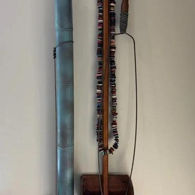 Rustic Tools: Metal Fishing Pole Holder, Strung Buttons and More