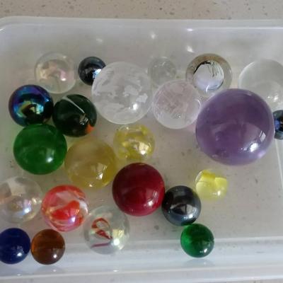 Glass Orbs and Marbles
