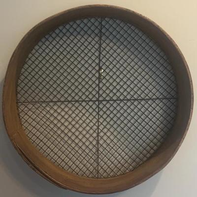 Antique Bentwood Grain Sifter