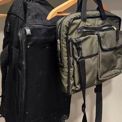 Eddie Bauer Wheelie Duffle And Eddie Bauer Laptop Bag