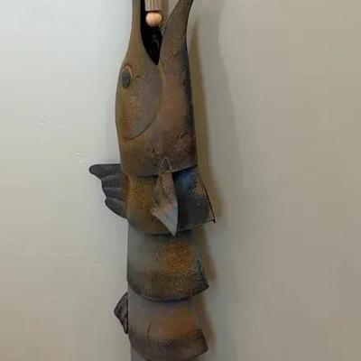 Weathered Metal Swordfish Wall Hanging