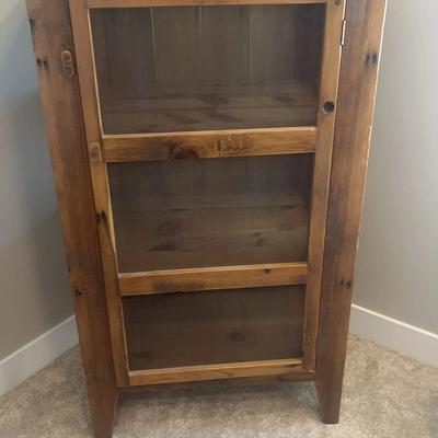 Antique Wood Wire Mesh Pie Safe