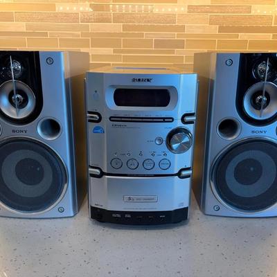 Sony Mini Hi-Fi Component System And Sharp Micro Component System