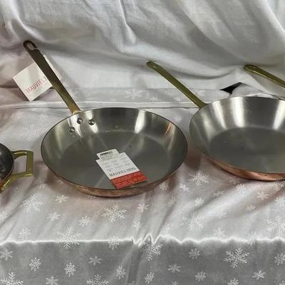 Mystery Lot Of Copperware 2 Including Mauviel 1830 & Paul Revere