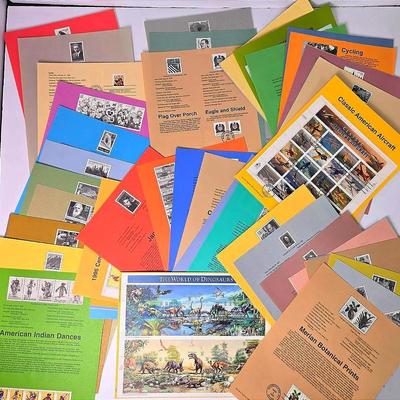 First Day of Issue Souvenir Stamp Sheets • 1996-1997 Collection • 50+ Panels
