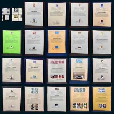 1997 First Day of Issue Souvenir Stamp Sheets • 19 Panels Collection & 1996 First Day Of Issue