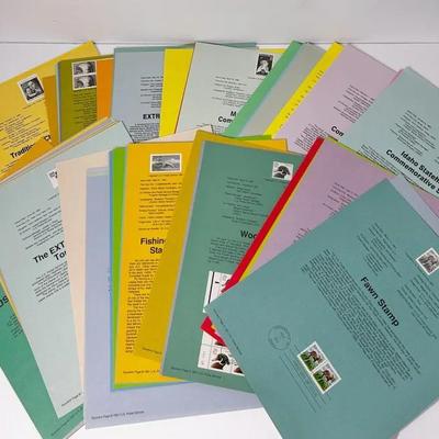 1990-1991 FDC Souvenir Stamp Sheets Collection • First Day of Issue • 60+ Panels