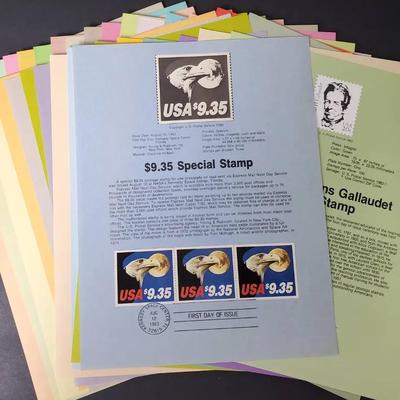 1983 FDC Souvenir Stamp Sheets Collection • First Day of Issue • 50 Panels