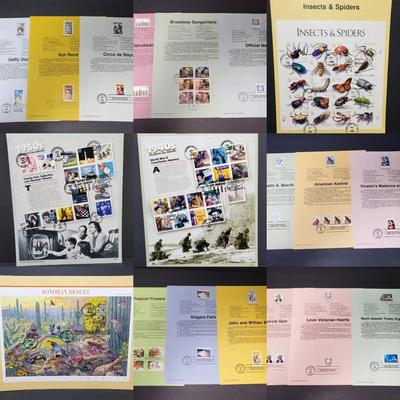 1999 FDC Souvenir Stamp Sheets Collection • First Day of Issue • 55+ Panels