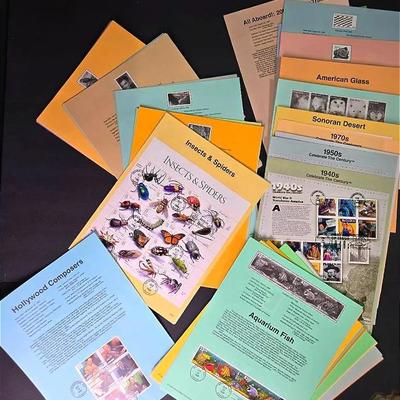 1999 First Day of Issue Souvenir Stamp Sheets • 55+ Panels Collection