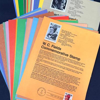 First Day of Issue Souvenir Stamp Sheets • 1979-1980 50 Panels Collection