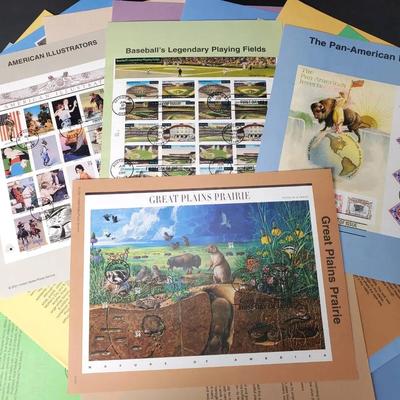 2001 FDC Souvenir Stamp Sheets Collection • First Day of Issue • 50+ Panels