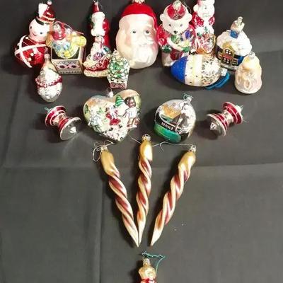 Blown Glass Christmas Ornament Collection, featuring Radko & Shiny Brite Pieces
