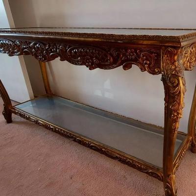 FRENCH PROVENCIAL STYLE ENTRYWAY TABLE