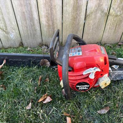 245: Homelife 3514c Gas Chain Saw 14”