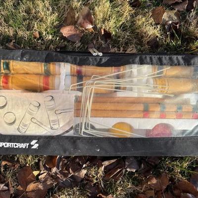251: Sportscraft Croquet Set 