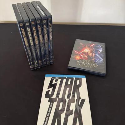 227: Sci-fi DVDs  (Star Wars & Star Trek)