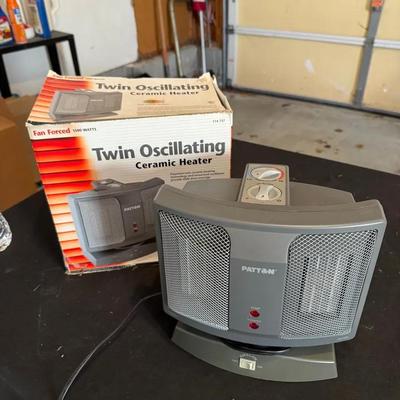277: Twin Oscillating Ceramic Portable Heater 