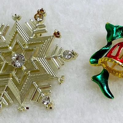 Holiday Brooches