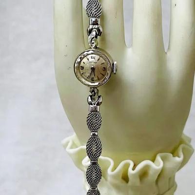“Eterna” 14KT White Gold Watch