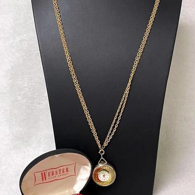 “Webster 5th Avenue” Watch Pendant Necklace