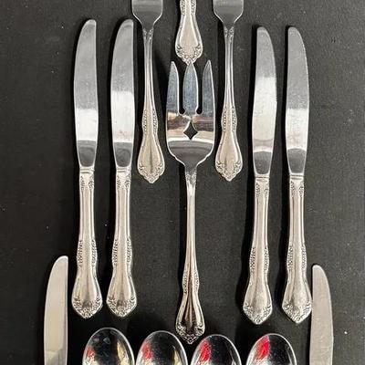 Rogers Deluxe Stainless Steel Flatware 