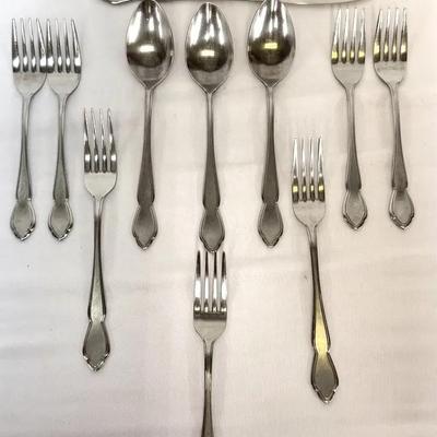 13-pc Set The Cellar “Crown” Stainless Flatware (Macy’s Brand)