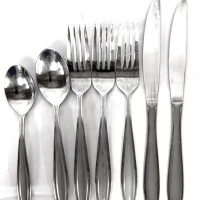 7-pc Set Oneida Stainless Flatware “Bristol”